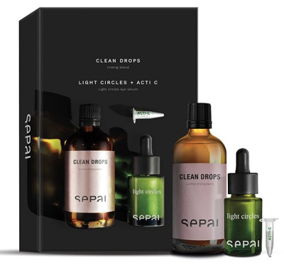 Набор Sepai против темных кругов под глазами LIGHT CIRCLES + CLEAN DROPS PACK