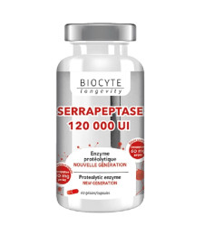 Витамин С и серратиопептидаза Biocyte Serrapeptase Vitamine C, 60 шт