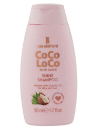Зволожуючий шампунь для волосся з екстрактом агави Lee Stafford Coco Loco With Agave Shine Shampoo with Coconut Oil, 50 мл