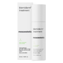 Нічний крем-гель для жирної шкіри з акне Mesoestetic Blemiderm Treatment, 50 мл