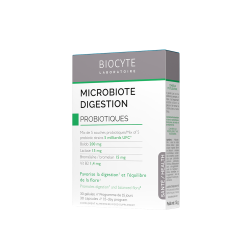 Капсули для травлення та балансу флори Biocyte MICROBIOTE DIGESTION, 30 шт