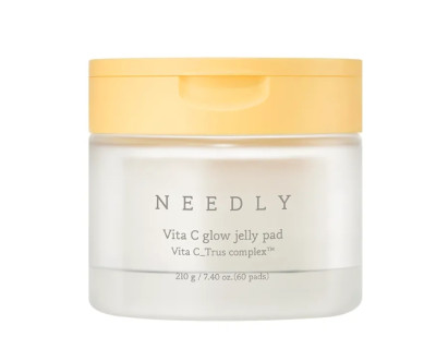 Зволожувальні тонер-педи для сяйва шкіри Needly Vita C Glow Jelly Pad, 60 шт