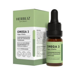 Пищевая добавка в каплях Herbliz Omega 3, 10 мл