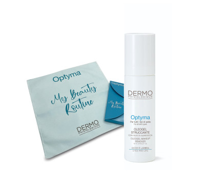 Засіб для зняття макіяжу з абрикосовою олією + Серветка з мікрофібри для вмивання Dermophisiologique OLEOGEL, 50 мл