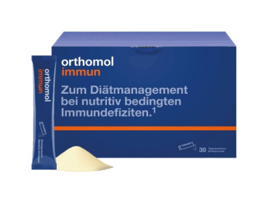 Вітаміни в гранулах апельсин для імунної системи Orthomol Immun, 30х4.2г