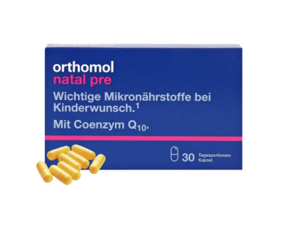 Поливитамины для подготовки к беременности Orthomol Natal Pre, 30 шт