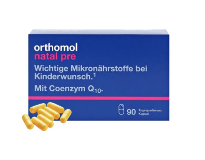 Полівітаміни для підготовки до вагітності Orthomol Natal Pre, 90 шт