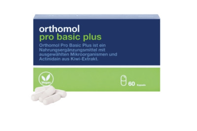 Витамины для оптимизации пищеварения и работы кишечника Orthomol Pro Basic Plus, 60 шт