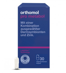Витамины для поддержки кишечника Orthomol Pro Metabol, 30 шт