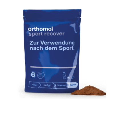 Вуглеводно-білковий коктейль Orthomol Sport Recover, 16х50 г