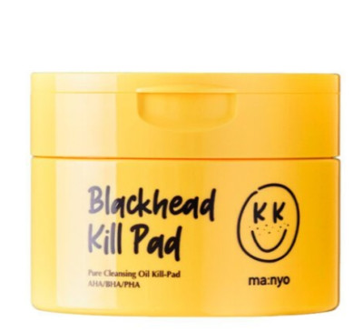 Педи гідрофільні для очищення шкіри з AHA BHA PHA кислотами Manyo Blackhead Kill Pad 50, шт