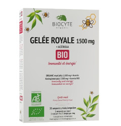 Маточное молочко и ацерола в ампулах Biocyte Gelee Royale, 20 шт