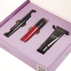 Подарочный набор Nouba Shine On Me Gift Set Red (тушь для ресниц + помада + хайлайтер)