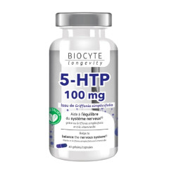 Дієтична добавка на основі порошку грифонії Biocyte 5-HTP, 30 шт