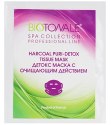 Детокс-маска з очищувальною дією Biotonale Harcoal Pure Detox Tissue Mask, 1 шт