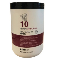 Маска відновлювальна з рослинним кератином Puring 10 Restructuring Mask Veg-Keratin, 1000 мл
