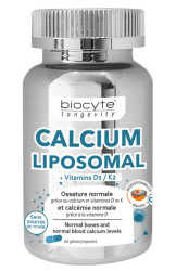 Липосомальный витамин D3/K2 в капсулах Biocyte Calcium Liposomal D3/K2, 60 шт
