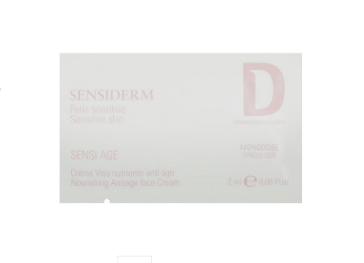 Живильний антивіковий крем для чутливої шкіри Sensi Age DERMOPHISIOLOGIQUE, 2 мл