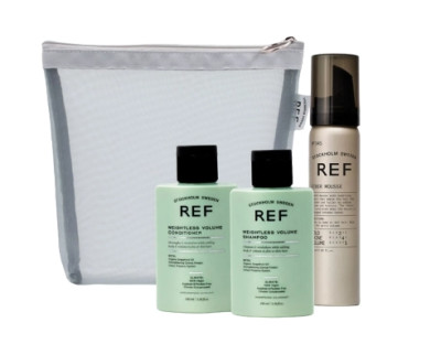 Набор миниатюр "Для объема волос" REF Trevel Mesh Bag Volume