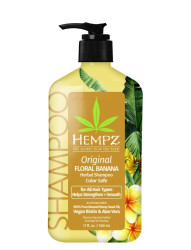 Шампунь відновлюючий "Оріджинал" HEMPZ Original Floral Banana Herbal Shampoo with Vegan Biotin & Aloe Vera for All Hair Types, 500 мл