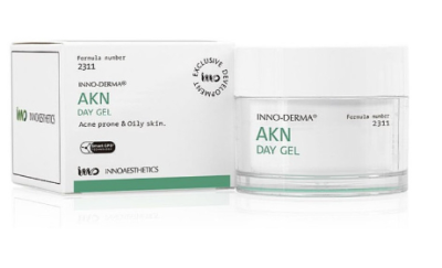 Денний крем-гель для комбінованої/жирної шкіри AKN Day Gel Innoaesthetics, 50 g