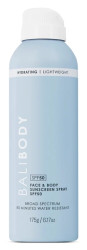 Сонцезахисний спрей для обличчя та тіла Bali Body Hydrating Face Sunscreen SPF50+, 175 мл