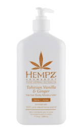 Зволожуюче молочко для тіла "Імбир та ваніль" Hempz Tahitian Vanilla & Ginger Herbal Body Moisturizer, 500 мл