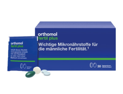 Витамины для улучшения мужской репродуктивной функции Orthomol Fertil Plus, 90 таблеток + 30 капсул