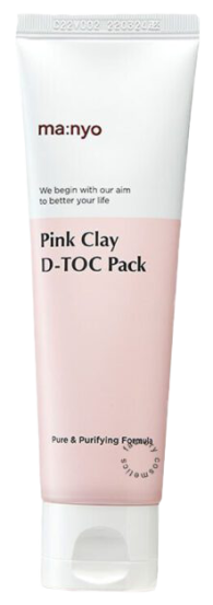 Маска глиняна для глибокого очищення пір Manyo Pink Clay D-TOC Mask 75 мл