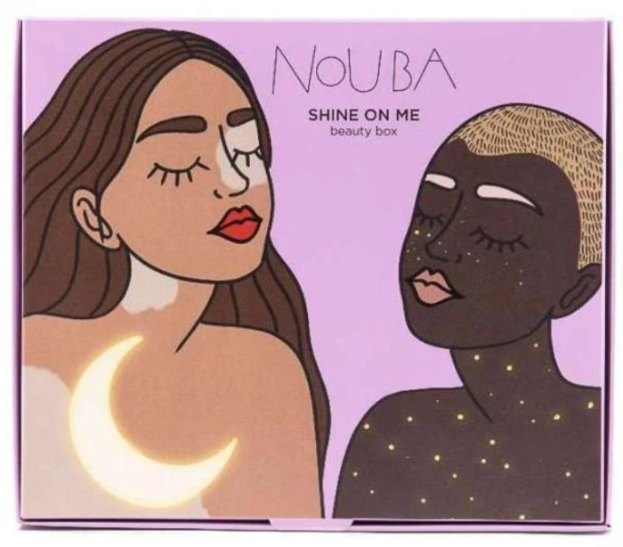 Подарочный набор Nouba Shine On Me Gift Set Red (тушь для ресниц + помада + хайлайтер)