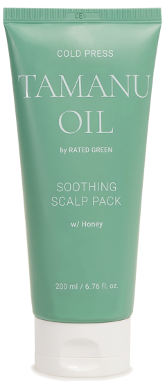 Успокаивающая маска для кожи головы с маслом таману  Rated Green Tamanu Oil Soothing Pack, 200 мл