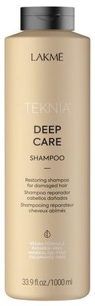 Відновлюючий шампунь для пошкодженого волосся Lakme Teknia Deep Care Shampoo, 1000 мл