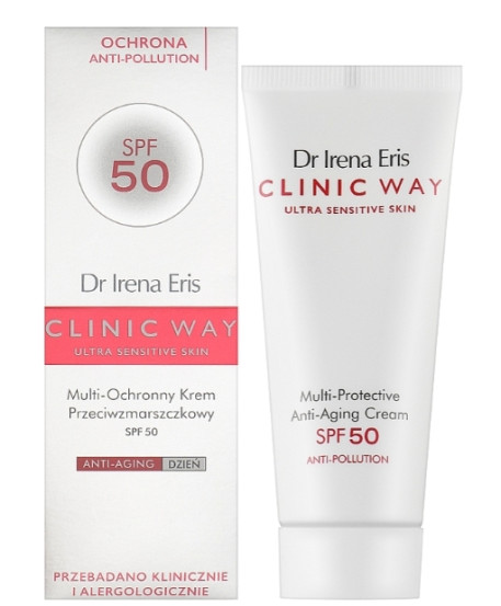 Дермозащитный крем от морщин SPF Dr. Irena Eris Clinic Way SPF 50, 40 мл