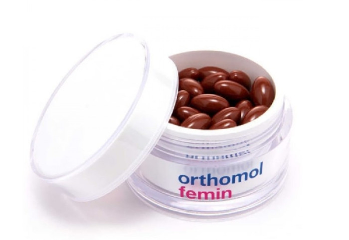 Вітаміни для поліпшення самопочуття під час менопаузи Orthomol Femin, 180 шт