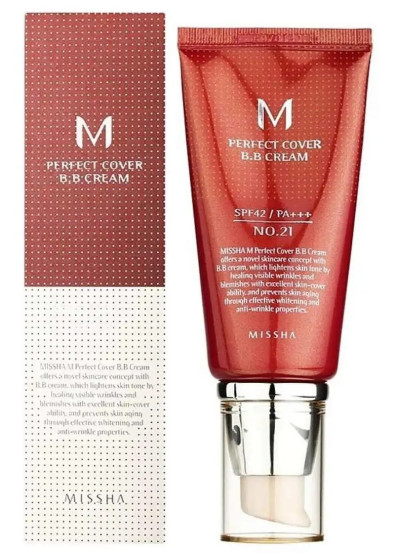 ВВ-крем M Missha Perfect Cover BB Cream SPF 42 №21, 50 мл