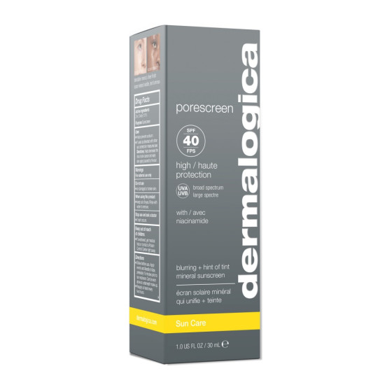 Сонцезахисний мінеральний-крем з тонуючим ефектом Dermalogica PoreScreen SPF40, 30 мл