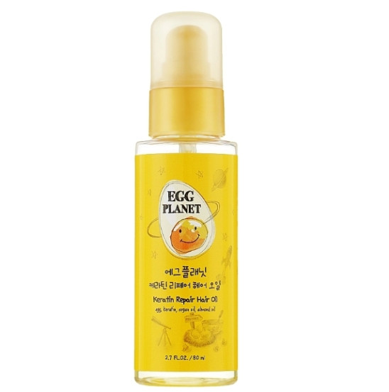 Олія для волосся відновлювальна з кератином Daeng Gi Meo Ri Egg Planet Keratin Repair Hair Oil, 80 мл