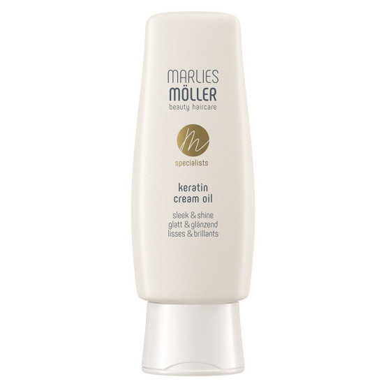 Крем-олія для волосся з кератином «Гладкість та блиск» Marlies Moller KERATIN CREAM OIL SLEEK & SHINE, 100 мл
