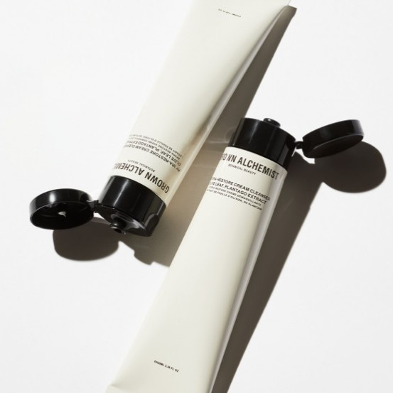 Зволожуючий очисник кремової текстури Листя Оливок і Подорожника Grown Alchemist Hydra-Restore Cream Cleanser, 100 мл