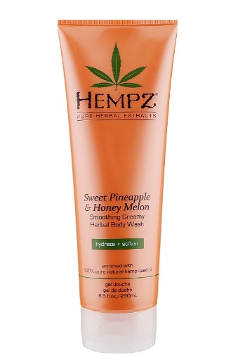 Поживний гель для душу "Ананас та Медова Диня" Hempz Sweet Pineapple & Honey Melon Herbal Body Wash, 250 мл