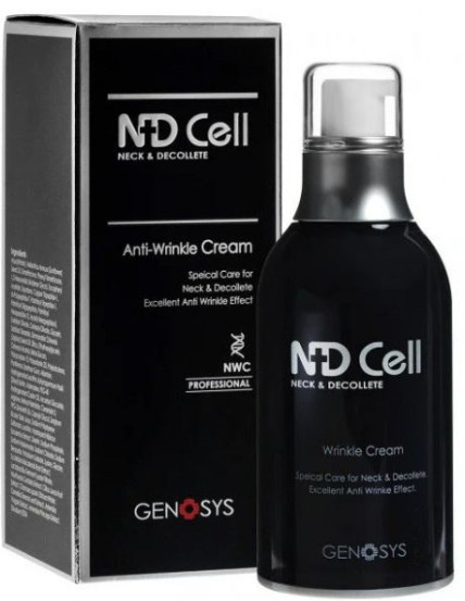 Крем проти зморшок для області шиї та декольте Genosys ND Cell Anti-Wrinkle Cream (NWC), 50 мл