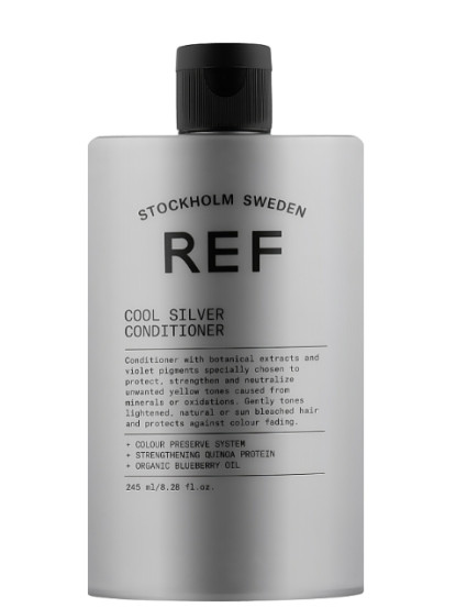 Срібний кондиціонер для нейтралізації жовтизни REF Cool Silver Conditioner, 100 мл