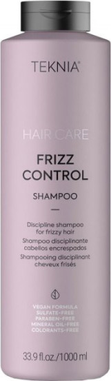 Шампунь для неслухняного або кучерявого волосся Lakme Teknia Frizz Control Shampoo, 1000 мл
