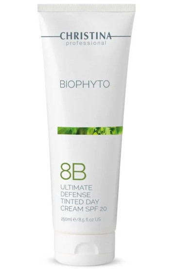 Біо Фіто Денний крем «Абсолютний захист» із тоном (крок 8b) Christina Ultimate Defense Tinted Day Cream SPF 20, 250 мл