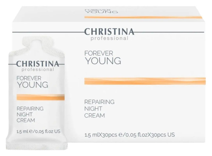 Ночной восстанавливающий крем Christina Forever Young Repairing Night Cream, 30х1,5 мл
