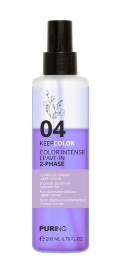 Двухфазный кондиционер для окрашенных волос Puring 04 Keepcolor Color Intensive Leave-in 2-Phase, 200 мл