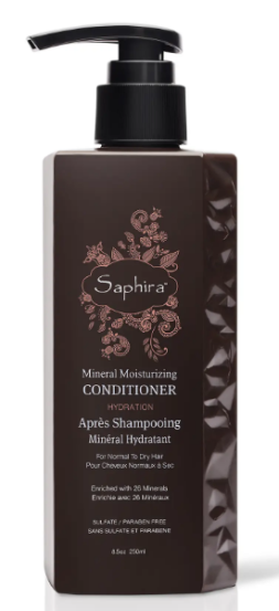 Кондиціонер для зволоження волосся мінеральний Saphira Hydration, 250мл