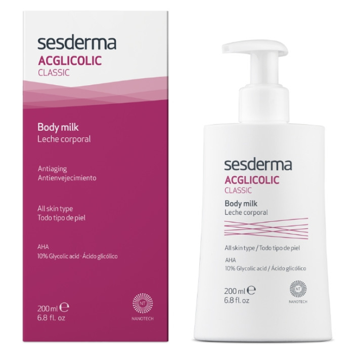 Зволожуюче молочко для тіла Sesderma Acglicolic Body Milk, 200 мл