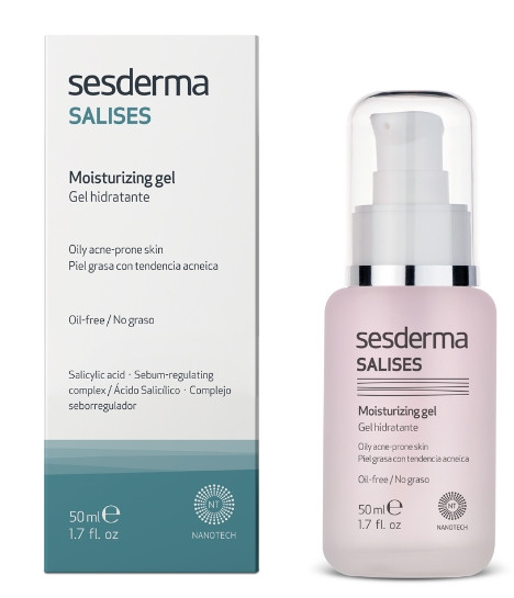 Зволожуючий гель для обличчя Sesderma Salises Moisturizing Gel, 50 мл