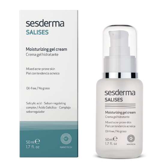 Зволожуючий крем-гель для обличчя Sesderma Salises Moisturizing Gel Cream, 50 мл